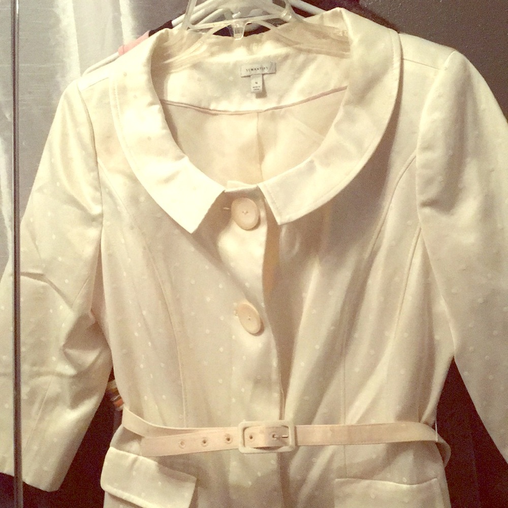 Cream Peacoat